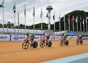 THE ASIAN TRACK CYCLING CUP HAS STARTED IN THAILAND!